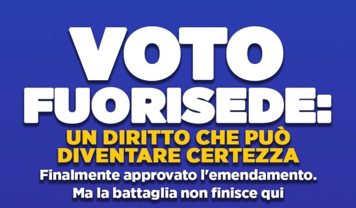 VOTO FUORISEDE, AZIONE CUNEO: "UN DIRITTO CHE DIVENTA CERTEZZA, MA ORA SERVE RENDERE LA MISURA STRUTTURALE"