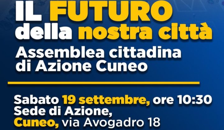 Assemblea cittadina di Azione Cuneo