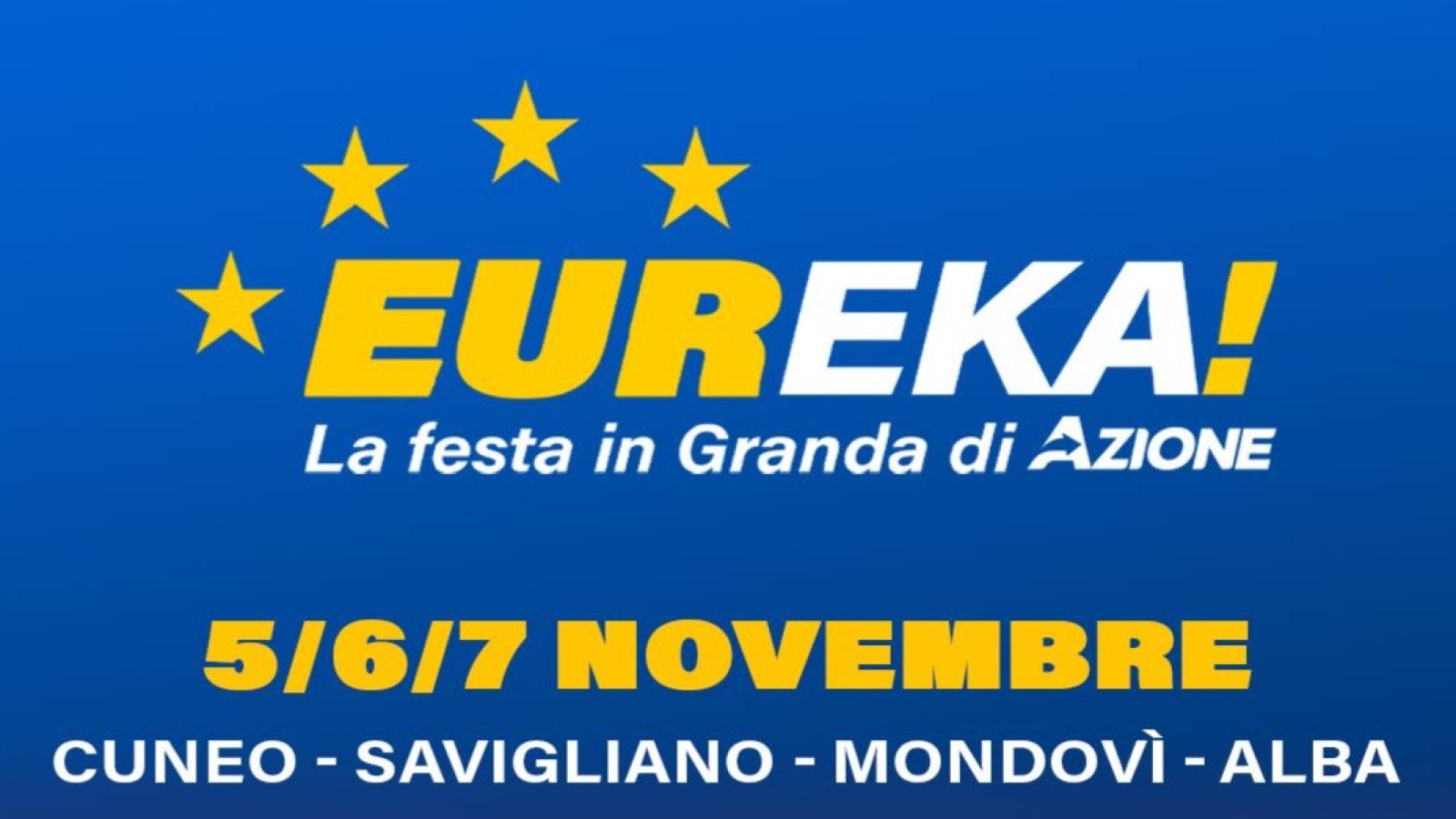 Eureka! La Festa in Granda di Azione: IL PROGRAMMA